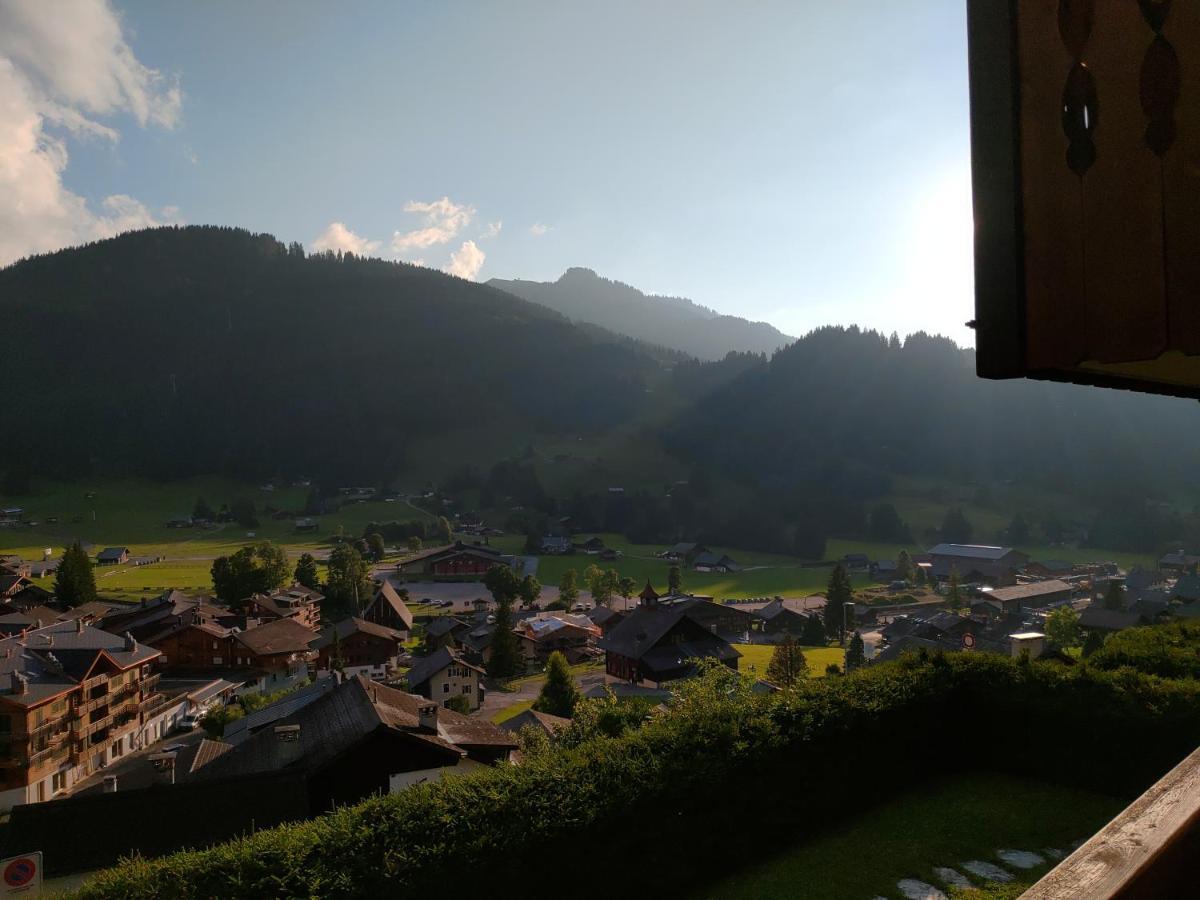 Studio Avec Vue Splendide Sur Les Diablerets Exterior foto