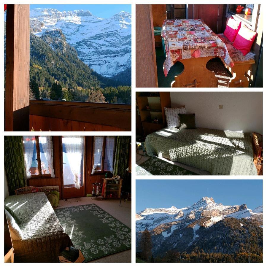 Studio Avec Vue Splendide Sur Les Diablerets Exterior foto