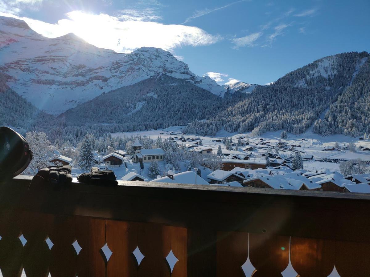 Studio Avec Vue Splendide Sur Les Diablerets Exterior foto