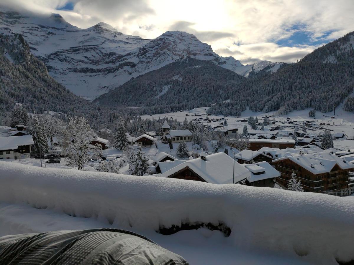 Studio Avec Vue Splendide Sur Les Diablerets Exterior foto