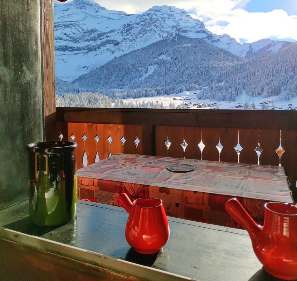 Studio Avec Vue Splendide Sur Les Diablerets Exterior foto