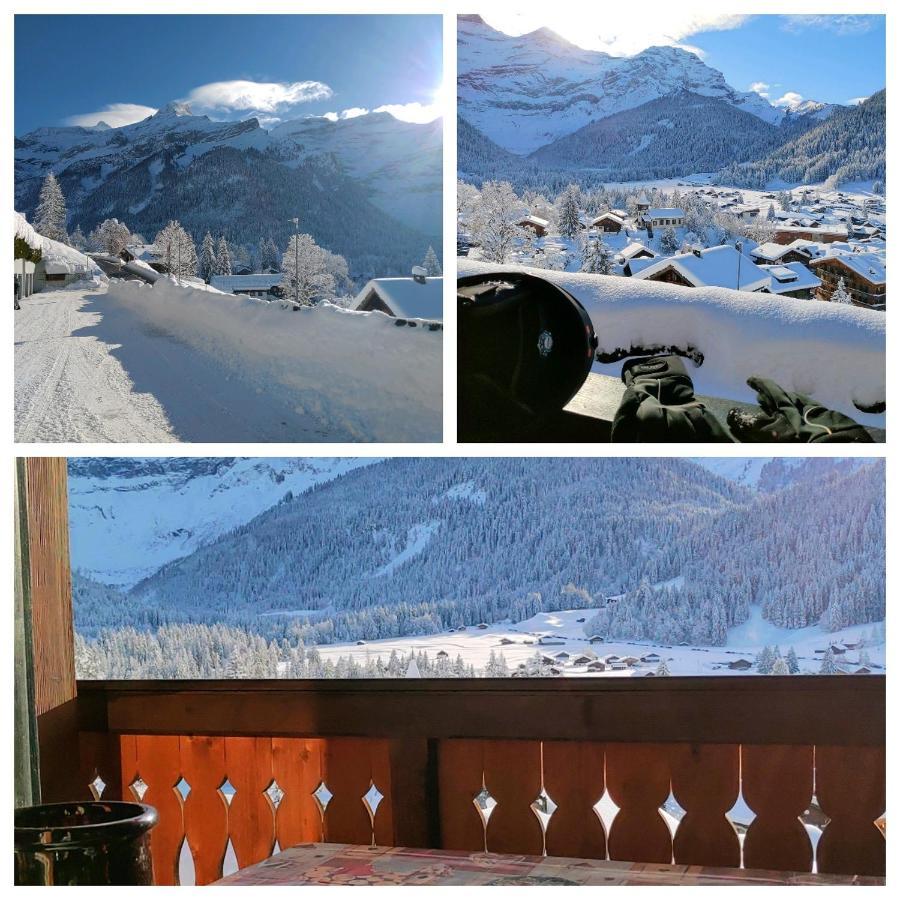 Studio Avec Vue Splendide Sur Les Diablerets Exterior foto