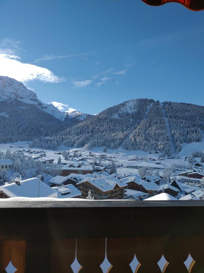 Studio Avec Vue Splendide Sur Les Diablerets Exterior foto
