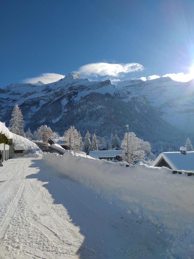 Studio Avec Vue Splendide Sur Les Diablerets Exterior foto