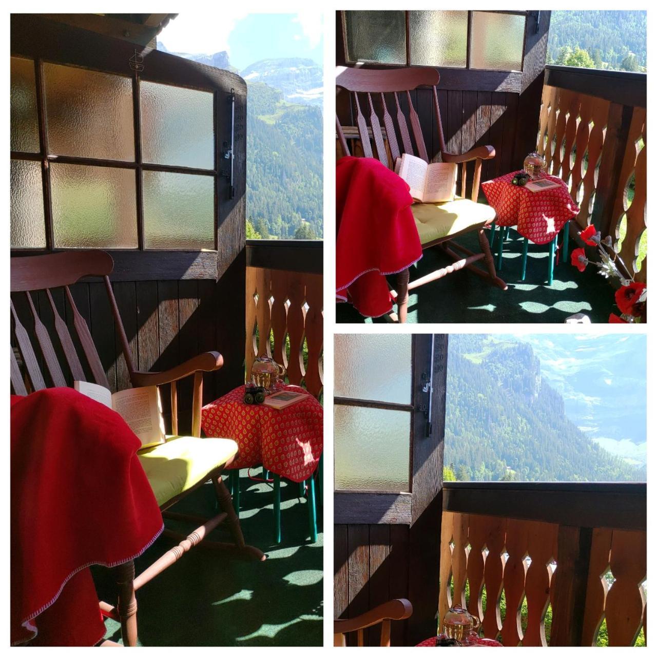 Studio Avec Vue Splendide Sur Les Diablerets Exterior foto
